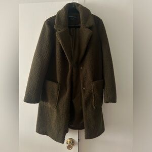 French Connection teddy coat